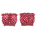 Sexy Women Girl Drawstring Tie Wove Dot Strapless Sleeveless Tube Top(S) Newly