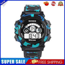 5pc sOutdoor Multifunction Waterproof Sports Electronic Watches (Black)