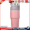 Stainless Coffee Mug Water Tea Cup Insulated Car Drinkware (890ml Pink) Newly