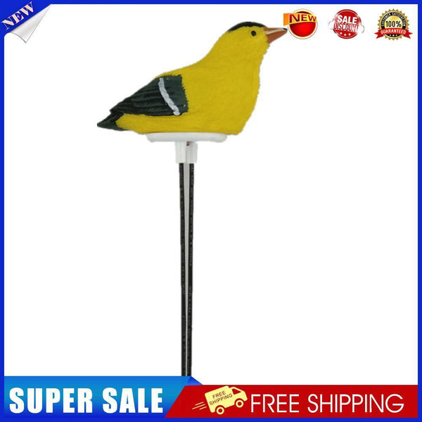 Soil Water Tester Bird Shape Flower Pot Moisture Sensor Farm Meter (Yellow)