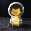 Galaxy Guardian Astronaut Night Light Bedroom Ornaments Home Decor (Kitten)