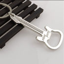 Guitar Bottle Opener Ring Keyring Chain Metal Bar Wine Beer Cap Hang Tool Gif Gw