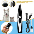 Dog Foot Ear Hair Trimmer Shaver Clippers Cordless Pet Grooming Tool Black
