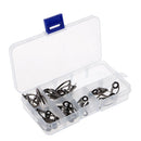 30pcs Saltwater Fishing Rod Guides Tip Set Eye Ring   Pole Rod Building