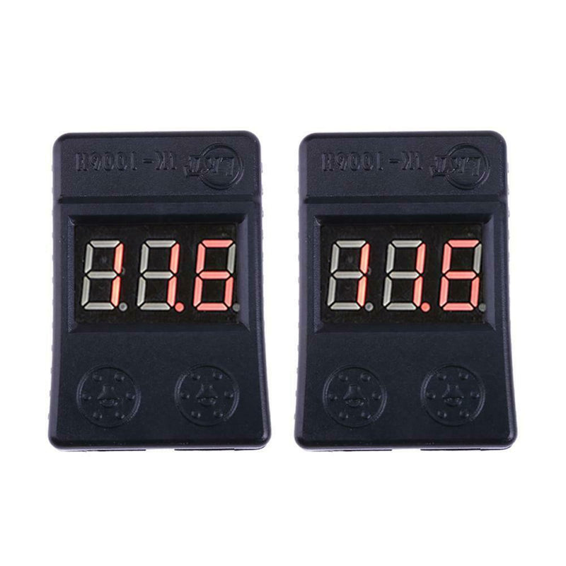 2pcs Battery Voltage Tester Low Voltage Buzzer Alarm Battery Voltage Check