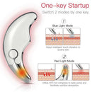 Eye Massager 45â„ƒ Heat & Vibration, Face Massager Gua Sha Scraping Massage T