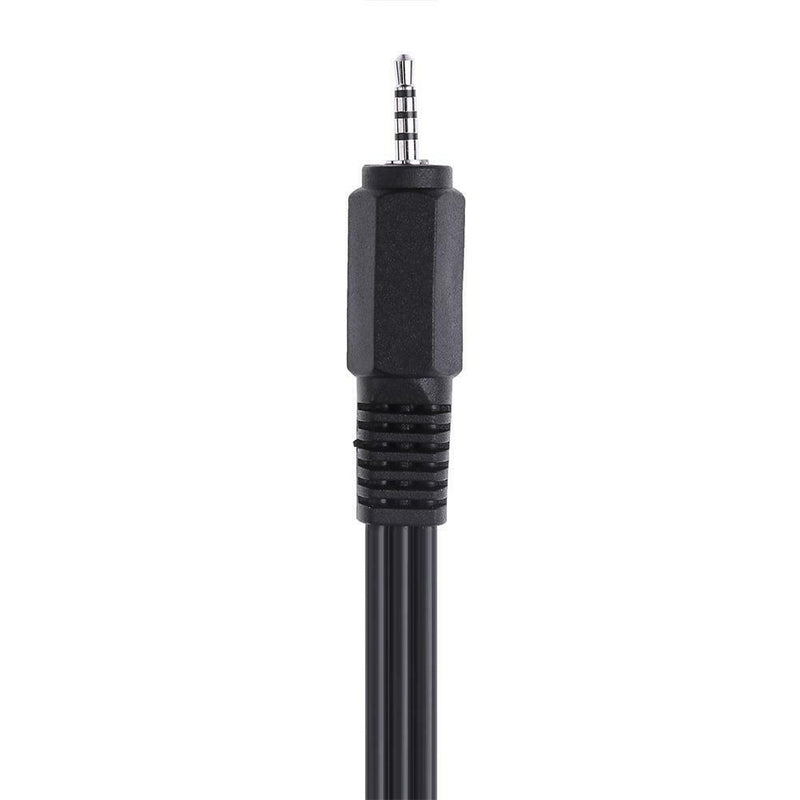 1.5m/4.9ft 2.5mm Male Plug to 3 RCA Male Composite AV Audio Video Cable