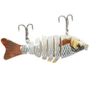 10cm / 4 "15.5g Bionic realistic Hard Multi-segments bait for sun-fish Bass P2H6