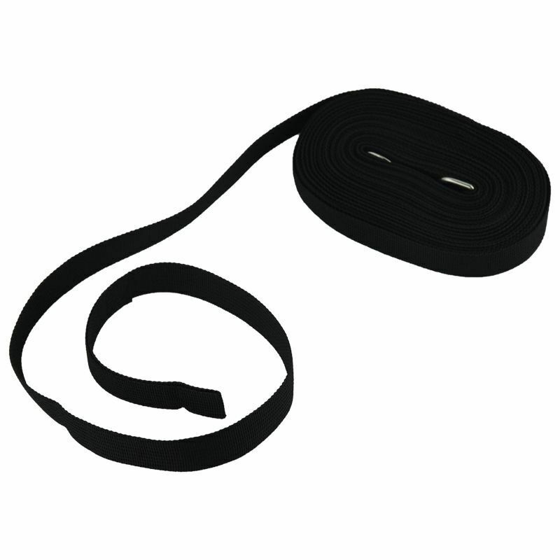 12m Long Dog Pet Puppy Rope Training Lead Leash Obedience Recall Chain blac