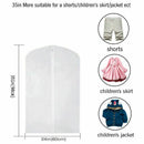 Garment Bag Lightweight Full Zipper Breathable Suit Bag (Set of 8) Moth Pro Y2I5