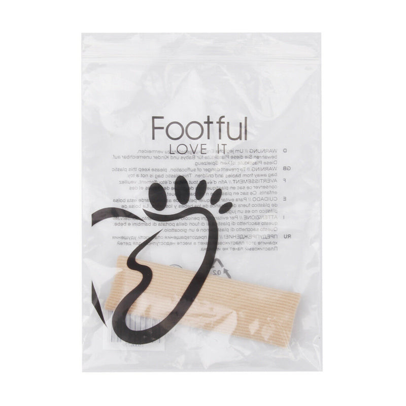 1x Soft Reusable Gel Big Toe Sleeve Tube Bandage 10cm Strap Cuttable Pain Relief