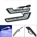 2X L-Shaped 6LED Super White 12V Waterproof Driving Fog Light Lamp Car Accessory