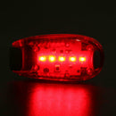 5 LED Bike Taillight Safety Warning Rear Lamp Backpack Running Lights(Red)