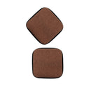 2xSquare 35cm Memory Foam Cotton Brown Home Chair Cushion Dining Chair Pads