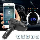 M1 Bluetooth Hands-free FM Transmitter Dual USB Charger MP3 Player Car Kit