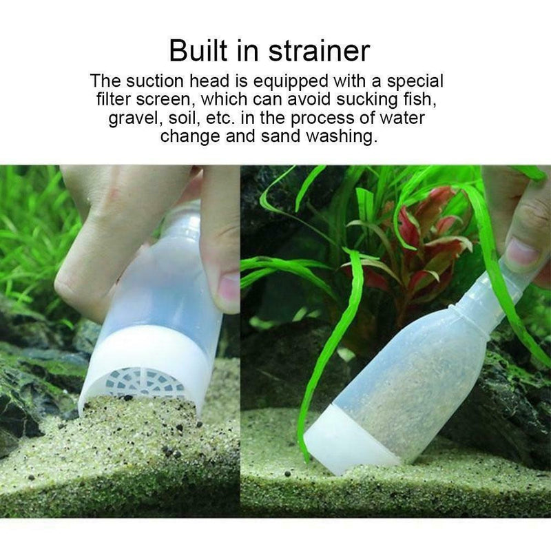 Siphon Cleaner Fish Tank Aquarium Gravel Clean Hand Pump Vacuum Syphon Kit New