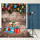 Christmas Background Cloth Photo Studio Backdrops New Year Party Santa Gifts Fam