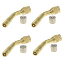 4pcs/lot Bike Motorcycle Car Tire Stem Extender Tyre Valve Extension Adaptor 135