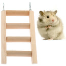 Natural Wooden Mouse Hamster Ladder Crawling Bridge Pet Bird Toys