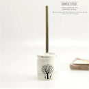 Nordic Bathroom Toilet Cleaning Brush W/ Handle Base For Bathroom Toilet