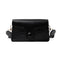 Retro Alligator PU Women Handbag Braid Strap Solid Shoulder Bags (Black)