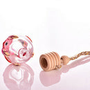 1Pc Empty Glass Colorful Bottle Car Hanging Perfume Bottle Home Ornam JzTEUS