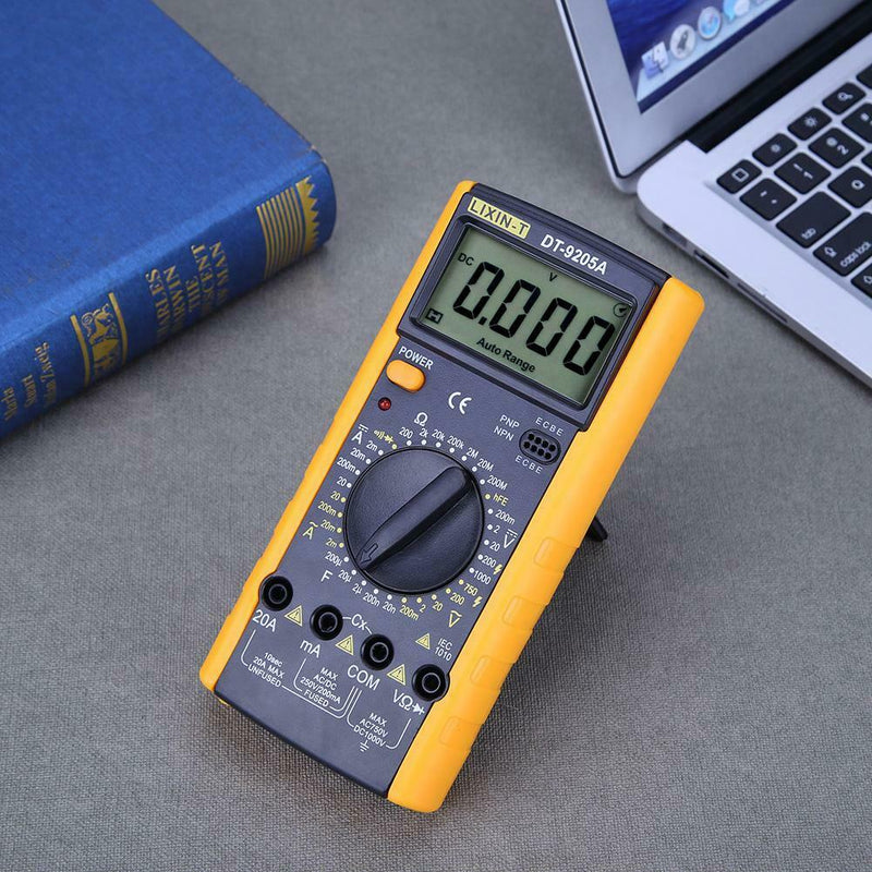 DT9205 Protection Digital Multimeter Ammeter Current Capacitance Tester A