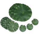 Pack Of 9 Artificial Floating Foam Lotus Leaves Water Lily Pads Ornaments GrR3C
