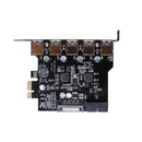 PCI-E to USB 3.0 19-Pin 5 Port PCI Express Expansion Card SATA 15PIN connec