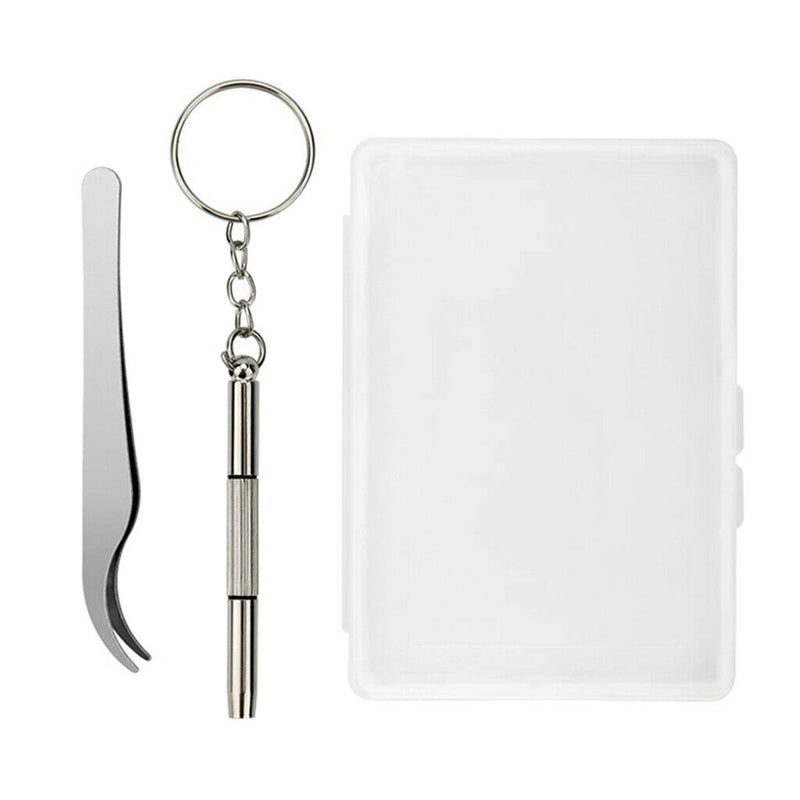 Eyeglass Repair Kit, Screw-in Improved Air Chamber Anti-Slip Silicone Nose Pads