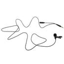 3.5mm Clip-on Lapel Lavalier Microphone and Headphone Jack for Cell Phone PC