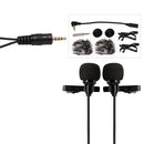 6 m Clip-on Lapel Mini Lavalier Mic Microphone for Smartphone Recording PC, NEW