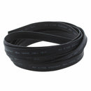 7mm Dia Black Polyolefin Heat Shrinkable Tube Shrink Tubing 3 Meters P6K3