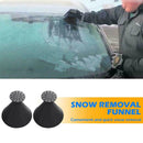 2pcs Magical Car Windshield Snow Ice Removers Shovel Funnel Multifunction Tool