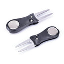 Folded Golf Repair Pitch Divot Repair Switchblade Tools Golf Ball Marker Kit 3C