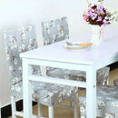 Stretchy Square Removable Washable Short Chairs Covers Protector Seat Slipc