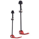 Pair MTB Bike Wheel Skewer Quick Release QR Front Rear Axle Red