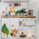 Removable Animals Vinyl Wall Stickers Mural Decor Kids Room Nursery  Dgyj