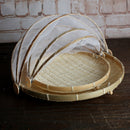 Bamboo Food Protector Cover Insect Net Tent Outdoor Patio Deck Picnic 30cm