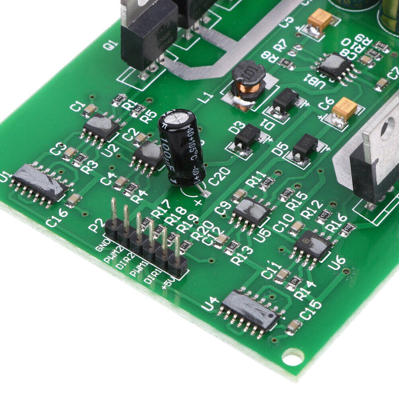 Dual Motor Driver Module Board H-bridge DC MOSFET IRF3205 3-36V 15A Peak30A A