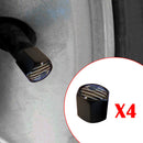 4pcs Subdued American Flag Car Truck Wheel Tire Valve Cap Stem Cover Accessories