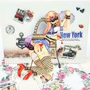 Metal Cutting Dies Stencil DIY Scrapbook Photo Album Cartoon Lady Embossing
