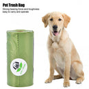 8Rolls/120Pcs Degradable Pet Waste Poop Trash Bags Dog Cat Cleaning GarbageS Hn