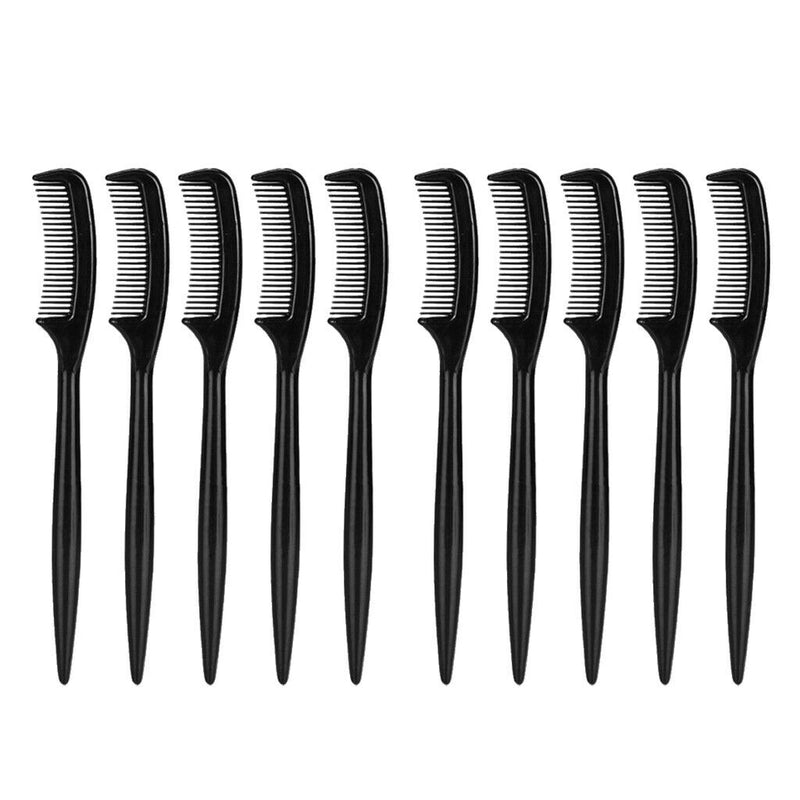 30 Pieces Mini Eyebrow or Eyelash Comb Disposable Brushes for Makeup - Black