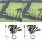 40Pcs Mini Street Light Post Models Streetlight for Modeling HO OO Scale