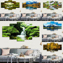 5 Panels HD Modern Art Oil Landscape Painting Canvas Print Wall Picture