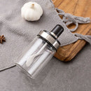 3Pcs Glass Airtight Jar Spice Containers Bottle Condiment Salt Pepper Seaso