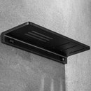 Aluminum Black Soap Box Wall-Mounted Multi-Function Rack Bathroom Accessori