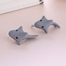 1X Women's Cute Polymer Clay Shark Animal Stud Earrings Ear Stud jewelry  Gw