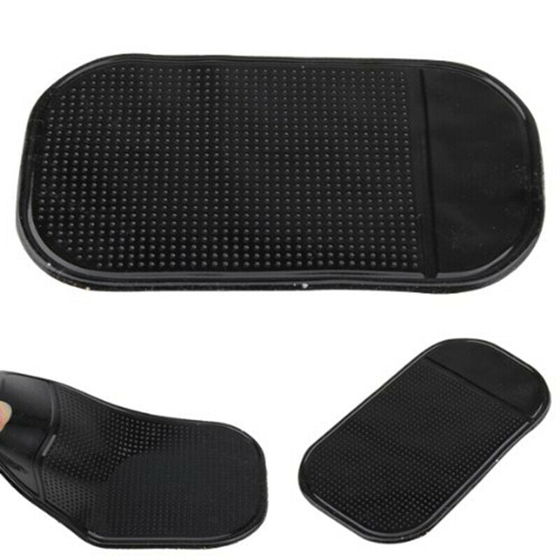 4 PCs Black Magic Sticky Pad Anti Slip Mat Car Dashboard for Cell Phone U4M1